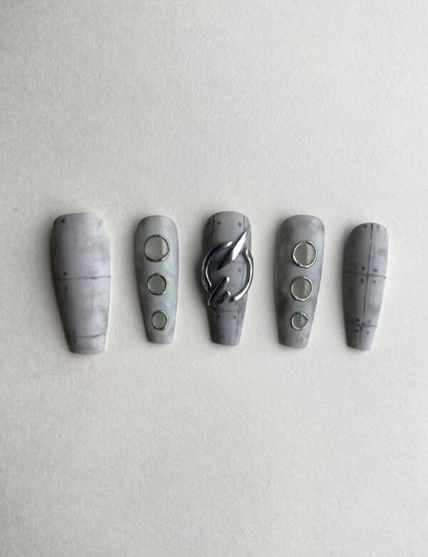 Brutalist Industrial Cement Nails