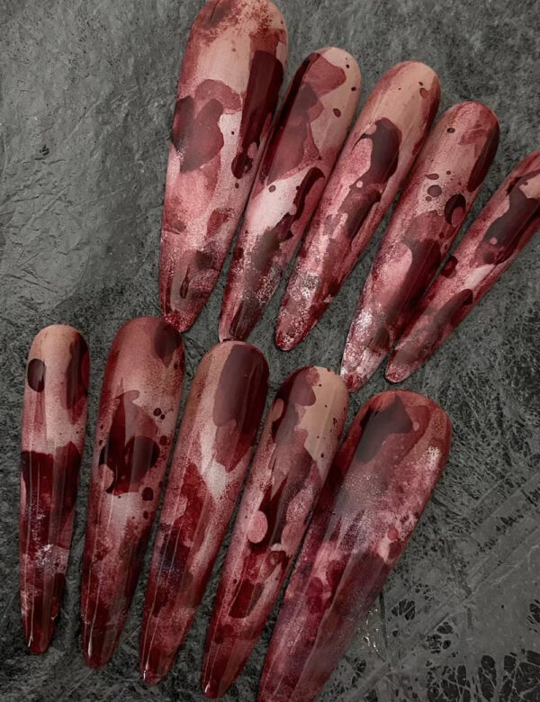 Blood Veil Nails