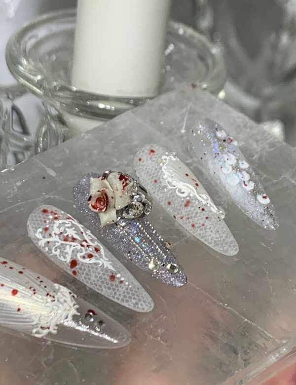 Bloodstained Bride Nails - Image 2