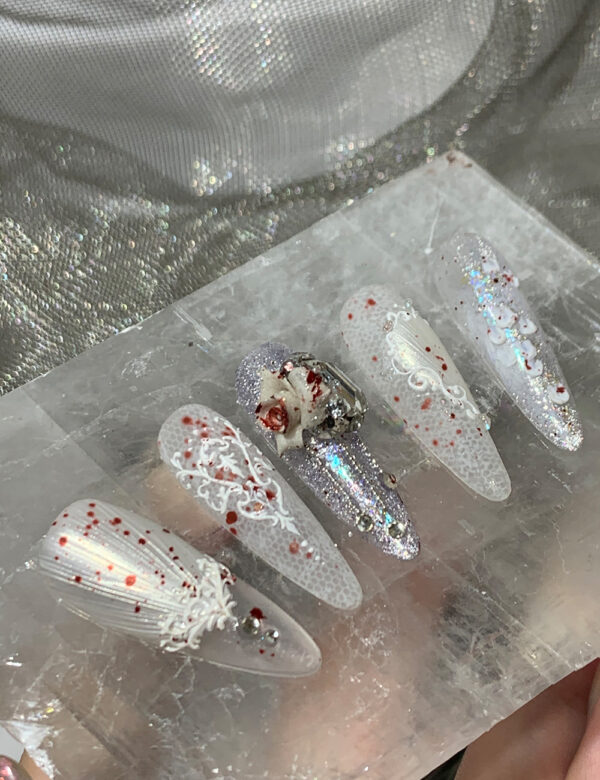 Bloodstained Bride Nails