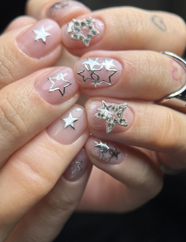 Silver Star Dream Nails - Image 4