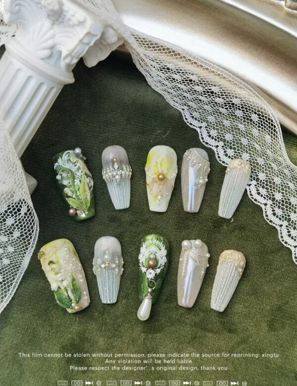 Lily of the Valley Radiance Nails