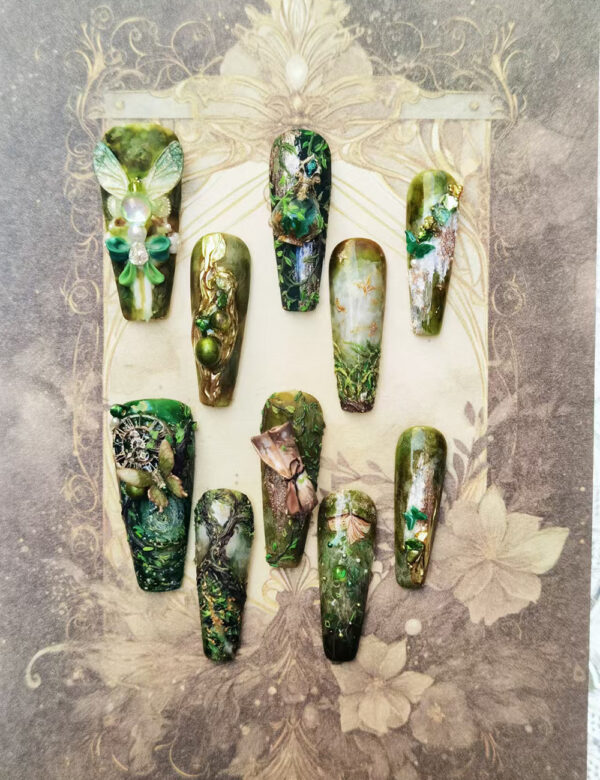 Jungle Secret Realm Nails