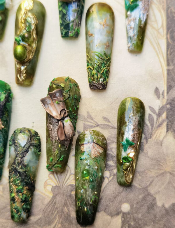 Jungle Secret Realm Nails - Image 2