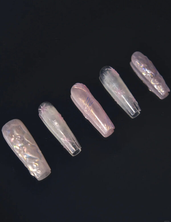 Pink Ocean Nails - Image 2