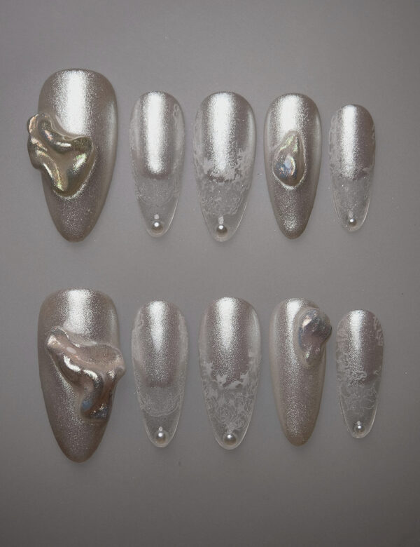 Silver Tide Nails