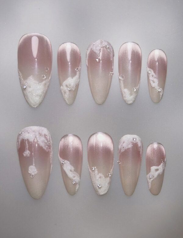 Realm of Soft Snow Nails